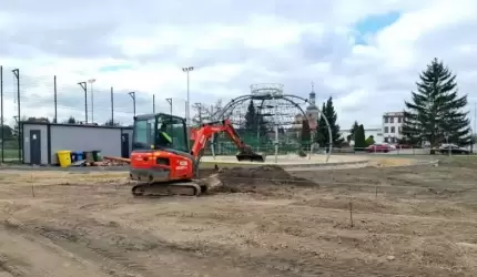 W Miękini trwa budowa nowoczesnego kompleksu sportowego!