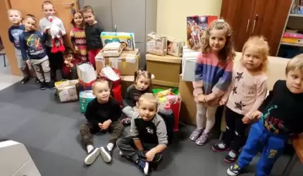 Świąteczna akcja na rzecz Domu Dziecka w przedszkolu i żłobku w Szczepanowie