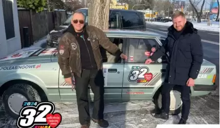 Wyjątkowa aukcja Poleasingowe.pl z Komornik. Wylicytuj kultowy samochód z autografem Jurka Owsiaka