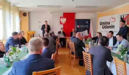 Spotkanie samorządowców w Gminie Udanin