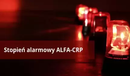 Stopień alarmowy ALFA-CRP na terenie całego kraju