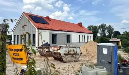 Wizyta na budowie Ośrodka Zdrowia w Malczycach