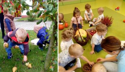 Jesień w małych rączkach – kreatywny tydzień w grupie Bursztynki