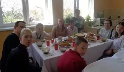 Szkolne Koło Caritas zorganizowało spotkanie wielkanocne