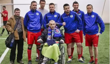 Drużyna z Damianowa na turnieju charytatywnym