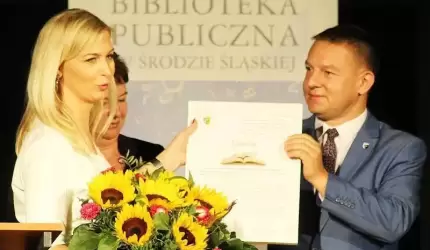 Na 70. urodzinach średzkiej biblioteki